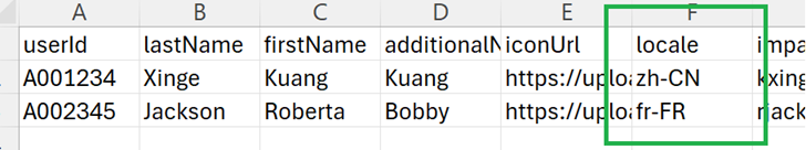 Data Import Example