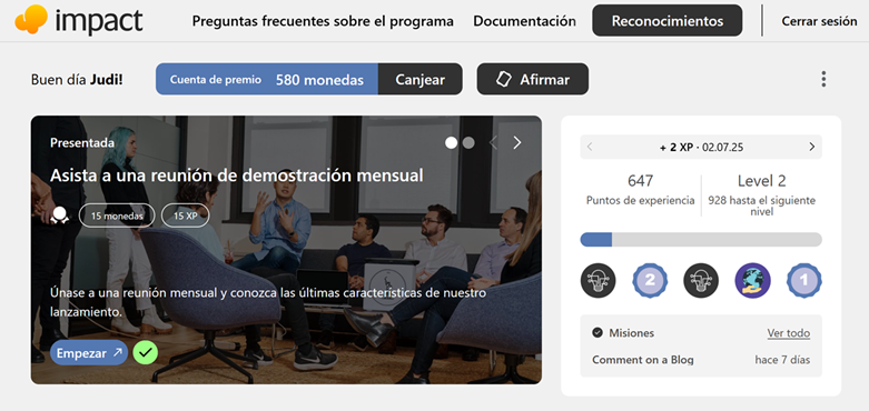 Impact+ Spanish Translation