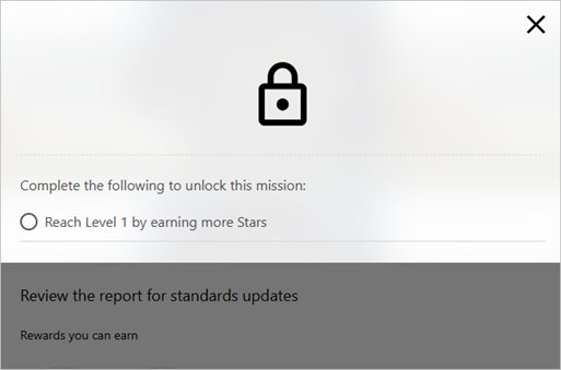 Mission Locked by Level Example