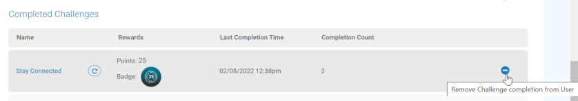 Remove Repeatable Challenge Example